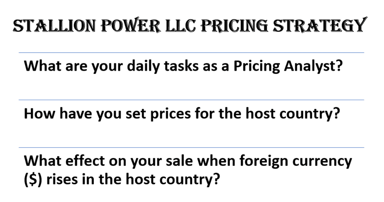 Stallion Power LLC Pricing Strategy in Pakistan